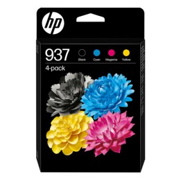 HP 937 - Confezione da 4 - nero, ciano, magenta, giallo - originale - Officejet - cartuccia d'inchiostro - per Officejet Pro 81