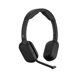 HP Poly Focus 625 Fold - Cuffie con microfono - over ear - Bluetooth - senza fili, cablato - eliminazione rumore attivata - USB