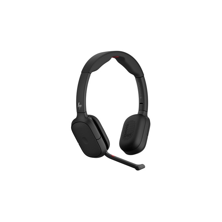 HP Poly Focus 625 Fold - Cuffie con microfono - over ear - Bluetooth - senza fili, cablato - eliminazione rumore attivata - USB