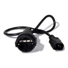Pwr Cord, 10A, 230V, C14 to Schuko rec