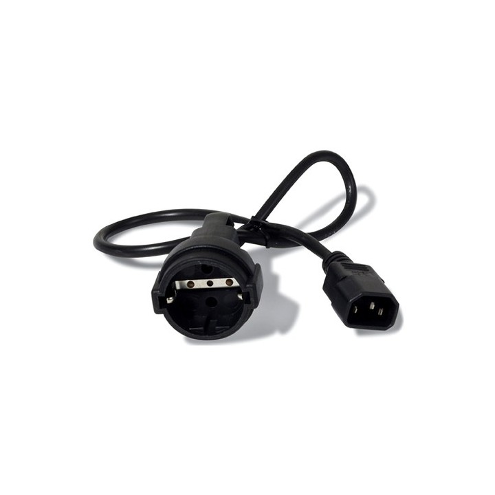 Pwr Cord, 10A, 230V, C14 to Schuko rec