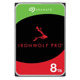 Seagate IronWolf Pro ST8000NT001 - HDD - 8 TB - interno - 3.5" - SATA 6Gb/s - 7200 rpm - buffer: 256 MB - con 3 anni Seagate Re
