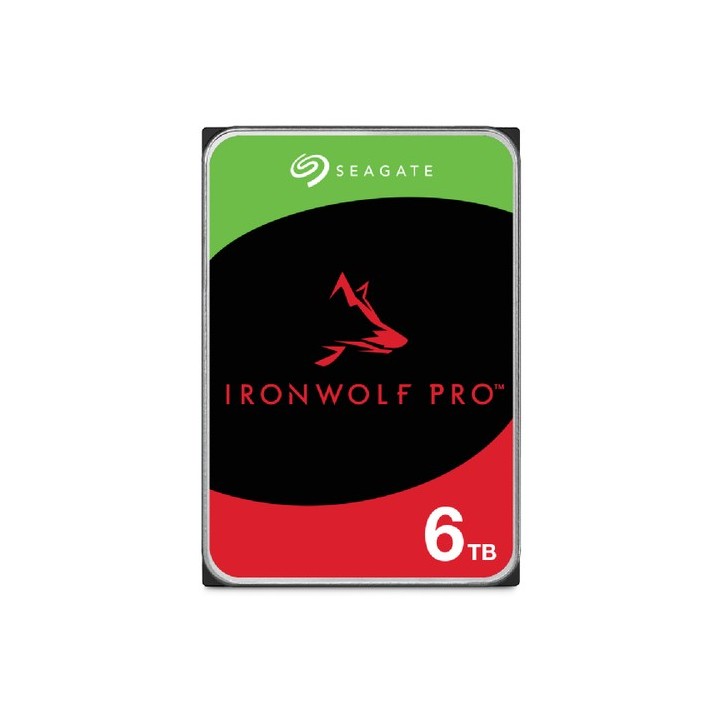 Seagate IronWolf Pro ST6000NT001 - HDD - 6 TB - interno - 3.5" - SATA 6Gb/s - 7200 rpm - buffer: 256 MB - con 3 anni Seagate Re