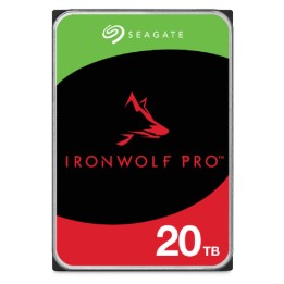Seagate IronWolf Pro ST20000NT001 - HDD - 20 TB - interno - 3.5" - SATA 6Gb/s - 7200 rpm - buffer: 256 MB - con 3 anni Seagate 