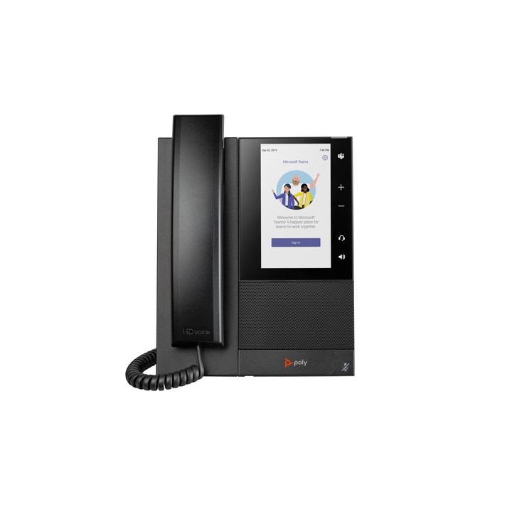 Poly CCX 505 Business Media Phone for Microsoft Teams and PoE-enabled - Replaces Poly SKU 2200-49735-019