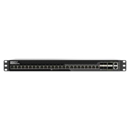 QNAP QSW-M7230-2X4F24T - Switch - 2 x 100 Gigabit QSFP28 + 4 x 25 Gigabit SFP28 - montabile su rack - per QNAP CAB-DAC50M-SFPP,