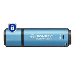 Kingston IronKey Vault Privacy 50 Series - Chiavetta USB - crittografato - 32 GB - USB 3.2 Gen 1 - Compatibile TAA