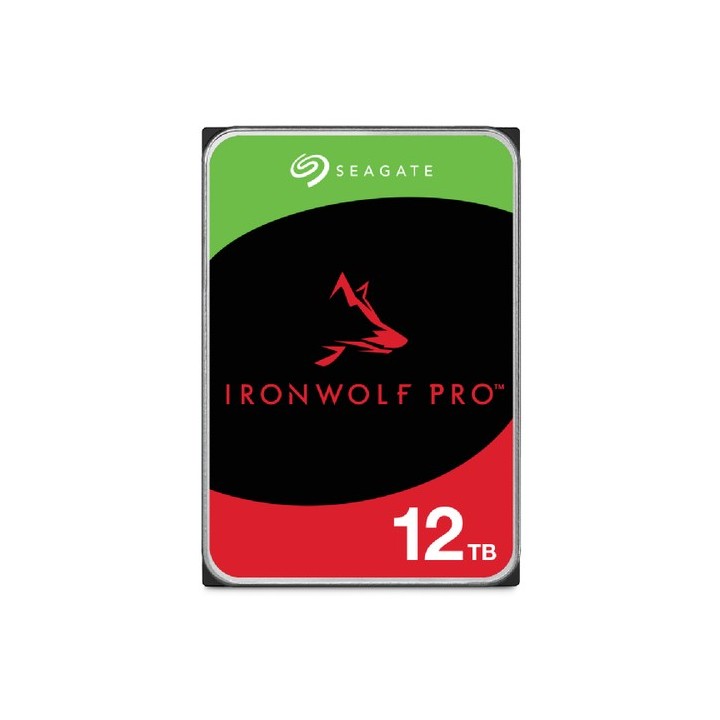 Seagate IronWolf Pro ST12000NT001 - HDD - 12 TB - interno - 3.5" - SATA 6Gb/s - 7200 rpm - buffer: 256 MB - con 3 anni Seagate 