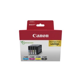 Canon PGI-2500 BK/C/M/Y Multipack - Confezione da 4 - nero, giallo, ciano, magenta - originale - serbatoio inchiostro - per MAX