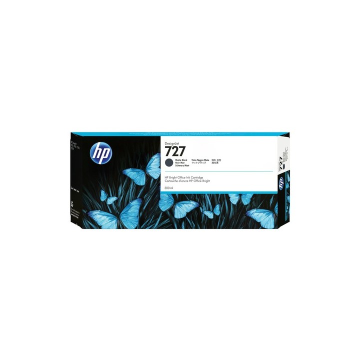 HP 727 - 300 ml - alta capacità - nero opaco - originale - DesignJet - cartuccia d'inchiostro - per DesignJet T1500, T1530, T25