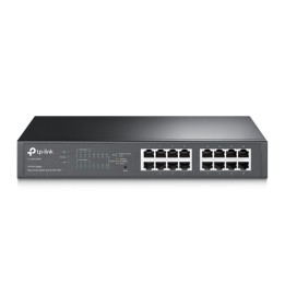 TP-Link TL-SG1016PE - Switch - intelligente - 8 x 10/100/1000 (PoE+) + 8 x 10/100/1000 - desktop, montabile su rack - PoE+ (110