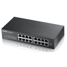 Zyxel GS-1100-16 V3 - Switch - 16 x 10/100/1000 - desktop, montabile su rack