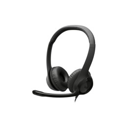 Logitech H390 - Cuffie con microfono - over ear - cablato - USB-C - nero