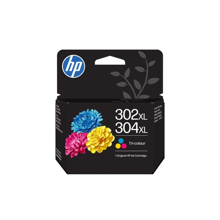 HP 302XL/304XL - 7 ml - Alta resa - colore (ciano, magenta, giallo) - originale - cartuccia d'inchiostro - per AMP 130, Deskjet