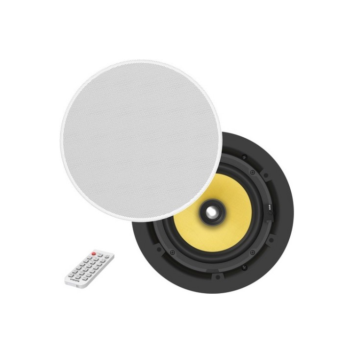 Vision CS-1900P - Altoparlanti - senza fili - Bluetooth - 35 Watt - a 2 vie - coassiale - bianco (colore griglia - bianco)