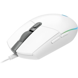 Logitech Gaming Mouse G102 LIGHTSYNC - Mouse - per destrorsi - ottica - 6 pulsanti - cablato - USB - bianco