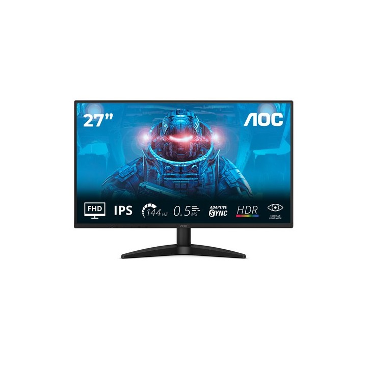 AOC 27B36X - Monitor a LED - 27" - 1920 x 1080 Full HD (1080p) @ 144 Hz - IPS - 1500:1 - HDR10 - 0.5 ms - HDMI, DisplayPort - n