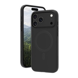 dbramante1928 Greenland Pro - Cover per cellulare - Compatibilità MagSafe - plastica - nero notte - per Apple iPhone 17 Pro Max