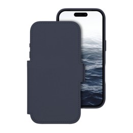 dbramante1928 Lynge - Flip cover per cellulare - Compatibilità MagSafe - deep water - per Apple iPhone 17 Pro