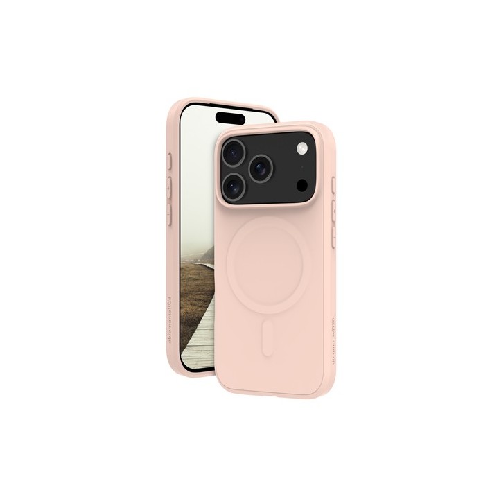 dbramante1928 Greenland Pro - Cover per cellulare - Compatibilità MagSafe - plastica - sabbia rosa - per Apple iPhone 17 Pro