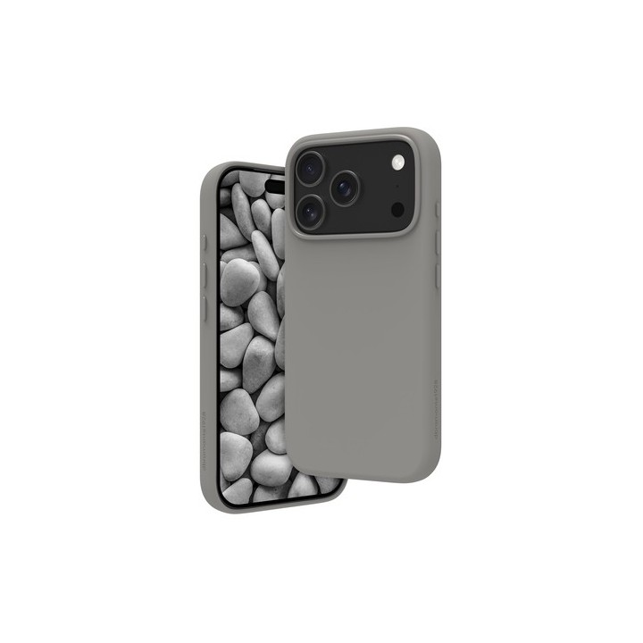 dbramante1928 Roskilde - Cover per cellulare - Compatibilità MagSafe - ICON - pietra di fiume - per Apple iPhone 17 Pro