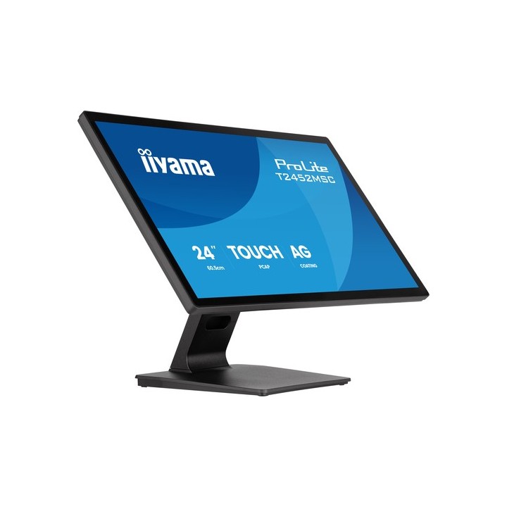 iiyama ProLite T2452MSC-B2AG - Monitor a LED - 24" (23.8" visualizzabile) - touchscreen - 1920 x 1080 Full HD (1080p) - IPS - 4