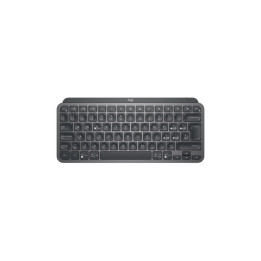Logitech MX Keys Mini - Tastiera - retroilluminato - senza fili - Bluetooth - QWERTY - italiana - grafite