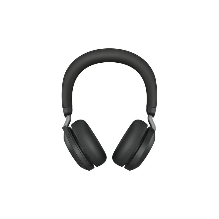 Jabra Evolve2 75 - Cuffie con microfono - over ear - Bluetooth - senza fili - eliminazione rumore attivata - USB-C - isolamento