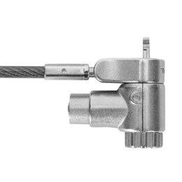 Targus DEFCON Ultimate - Blocco cavo di sicurezza - a chiave universale, con testa del lucchetto adattabile - argento - 2 m (pa