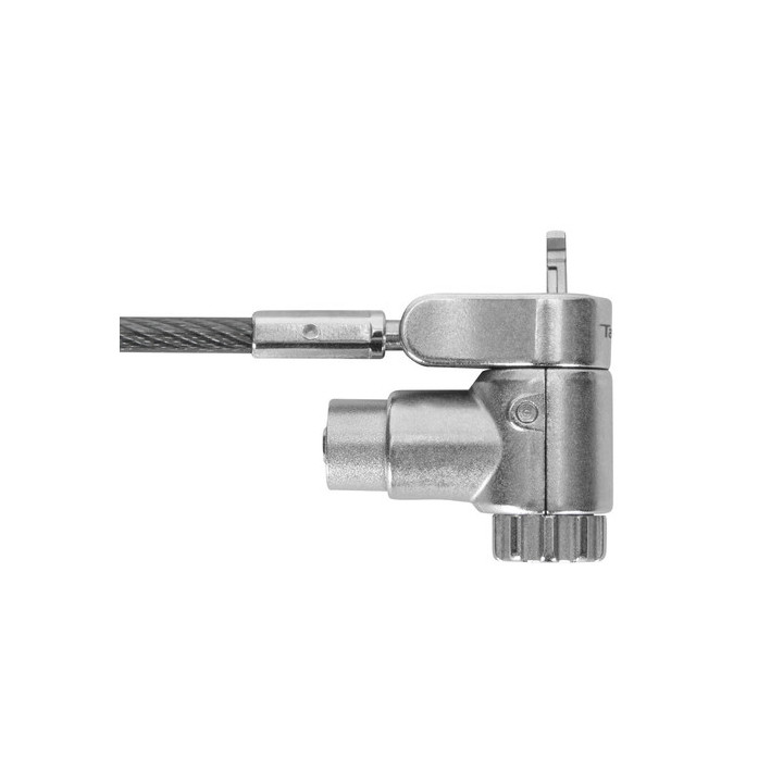 Targus DEFCON Ultimate - Blocco cavo di sicurezza - a chiave universale, con testa del lucchetto adattabile - argento - 2 m (pa