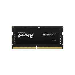 Kingston FURY Impact - DDR5 - modulo - 16 GB - SO DIMM 262-pin - 5600 MT/s / PC5-44800 - CL40 - 1.1 V - senza buffer - on-die E
