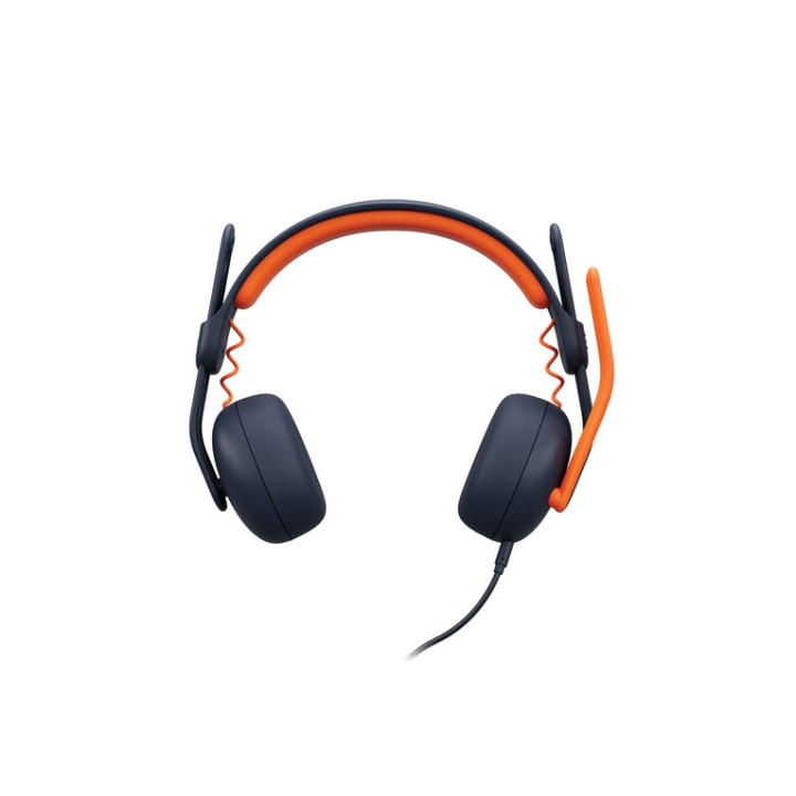 Logitech Zone Learn Wired On-Ear Headset for Learners, 3.5mm AUX - Cuffie con microfono - over ear - ricambio - cablato - jack