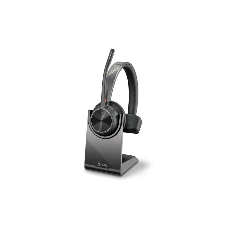 Poly Voyager 4310 USB-C Headset +BT700 dongle +Charging Stand - Replaces Poly SKU 218474-01 - HP