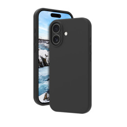 dbramante1928 Monaco - Cover per cellulare - Compatibilità MagSafe - silicone, plastica - nero notte - per Apple iPhone 17