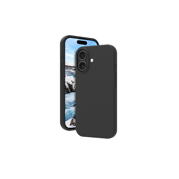 dbramante1928 Monaco - Cover per cellulare - Compatibilità MagSafe - silicone, plastica - nero notte - per Apple iPhone 17