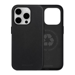 dbramante1928 Roskilde - Cover per cellulare - Compatibilità MagSafe - pelle pieno fiore - nero - per Apple iPhone 15 Pro Max