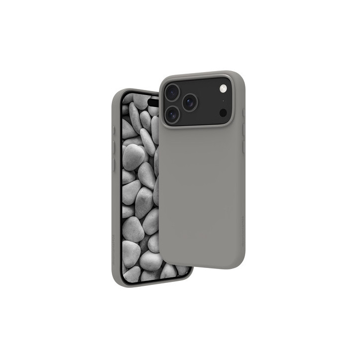 dbramante1928 Roskilde - Cover per cellulare - Compatibilità MagSafe - ICON - pietra di fiume - per Apple iPhone 17 Pro Max
