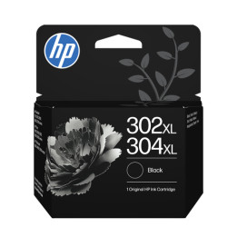 HP 302XL/304XL - 5.5 ml - alta capacità - pigmento nero - originale - blister - cartuccia d'inchiostro - per AMP 130, Deskjet 1