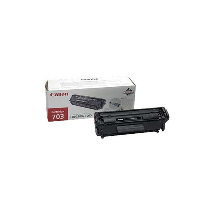 Toner nero 703, durata 2000 pag. al 5% di copertura. LBP 2900, LBP 3000 - CANON
