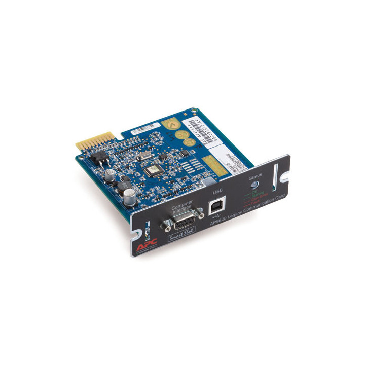 APC Legacy Communications SmartSlot Card - Scheda controllo remoto - SmartSlot - USB, seriale - nero - per Smart-UPS 1000, 750,