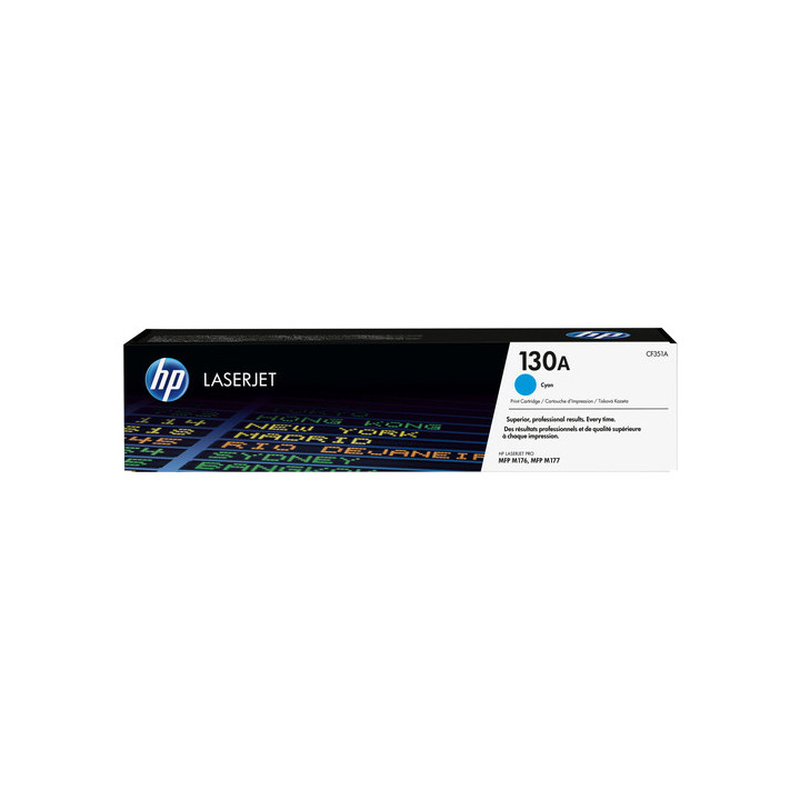 HP 130A - Ciano - originale - LaserJet - cartuccia toner (CF351A) - per Color LaserJet Pro MFP M176n, MFP M177fw - HP SUPPLIES