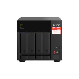 QNAP TS-473A - Server NAS - 4 alloggiamenti - SATA 6Gb/s - RAM 8 GB - 2.5 Gigabit Ethernet