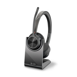 Poly Voyager 4320 USB-C Headset +BT700 dongle +Charging Stand - Replaces Poly SKU 218479-01 - HP