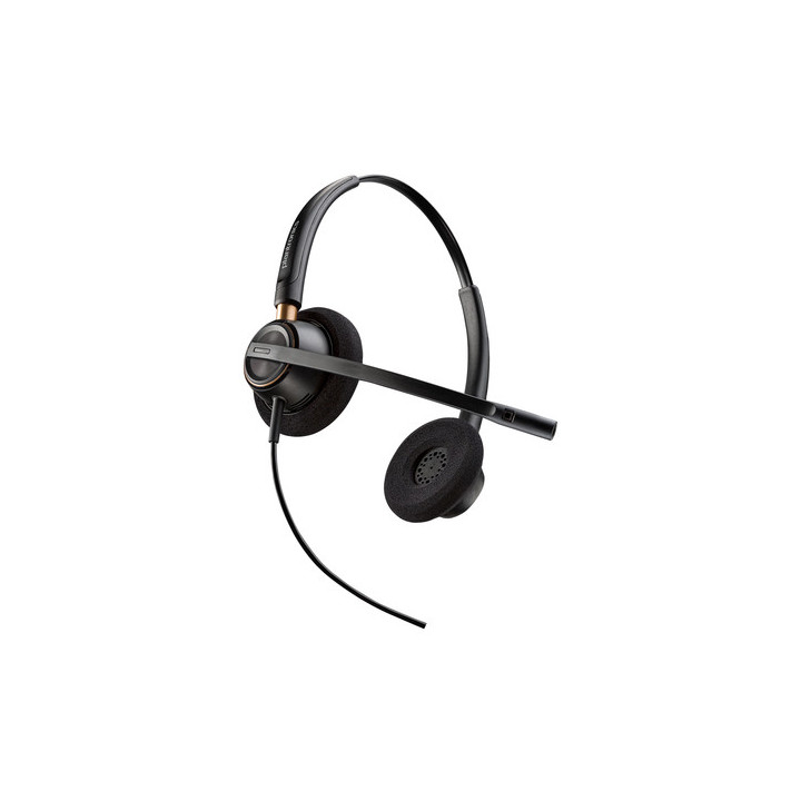 Poly EncorePro 525 Microsoft Teams Certified Stereo with USB-A Headset - Replaces Poly SKU 218275-01 - HP