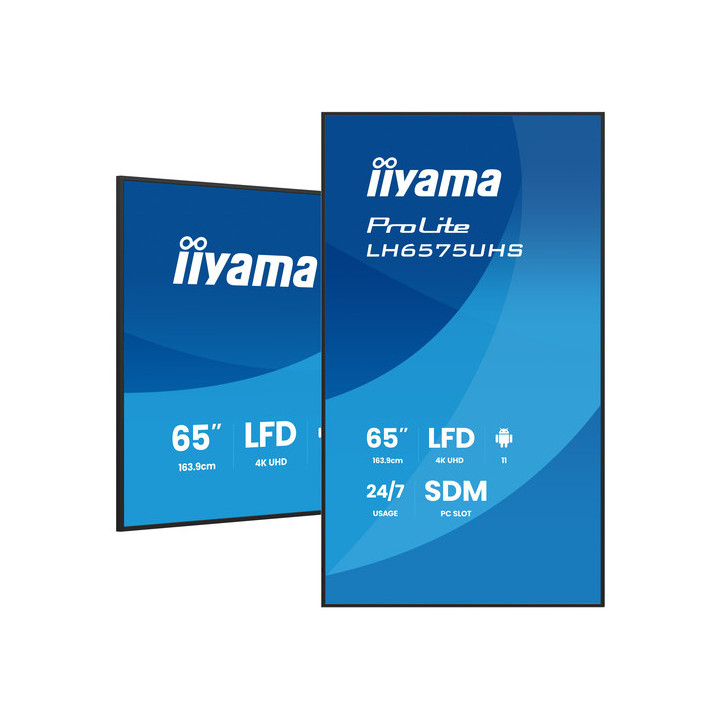 iiyama ProLite LH6575UHS-B2AG - 65" Categoria diagonale (64.5" visualizzabile) Display LCD retroilluminato a LED - segnaletica