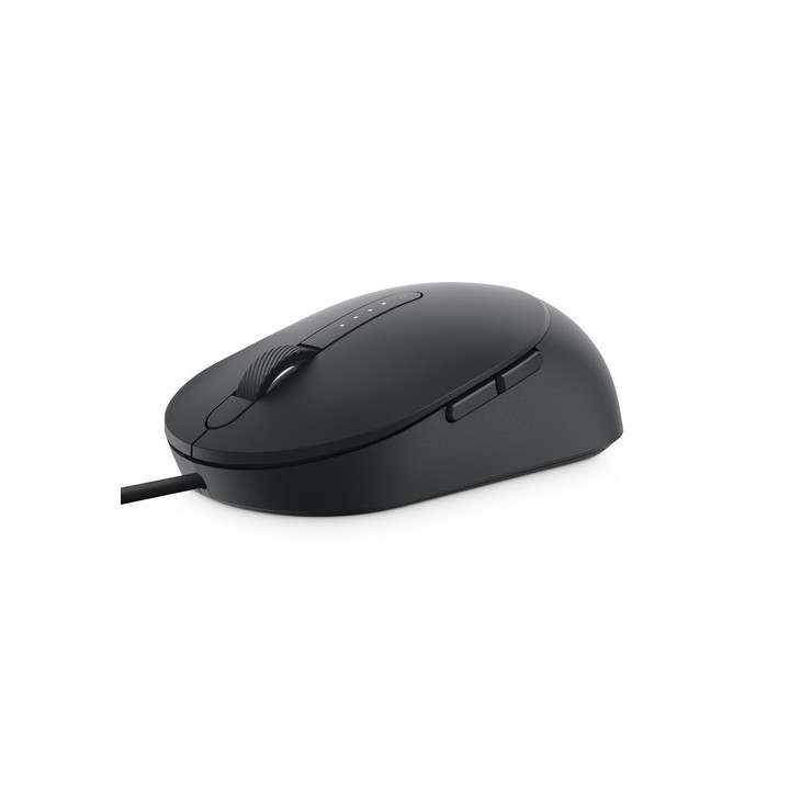 Dell MS3220 - Mouse - laser - 5 pulsanti - cablato - USB 2.0 - nero - con 3 years NBD Advance Exchange