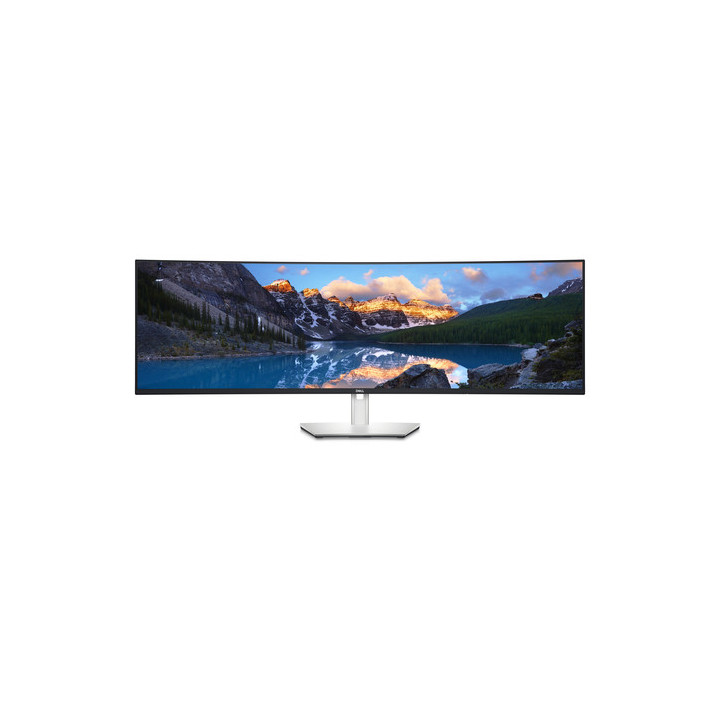Dell UltraSharp U4924DW - Monitor a LED - curvato - 49" - 5120 x 1440 5K Dual QHD @ 60 Hz - IPS Black - 350 cd/m² - 2000:1 - 5