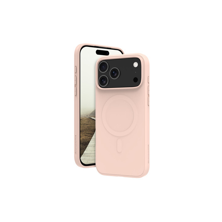 dbramante1928 Greenland Pro - Cover per cellulare - Compatibilità MagSafe - plastica - sabbia rosa - per Apple iPhone 17 Pro Ma