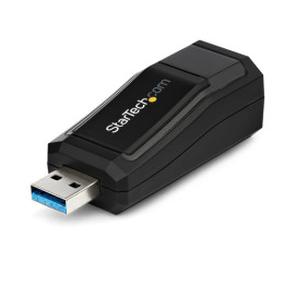 Startech Adattatore USB 3.0 a Gigabit Ethernet RJ45 - Scheda di rete NIC esterna USB a LAN Ethernet 10/100/1000 Mbps (USB31000N