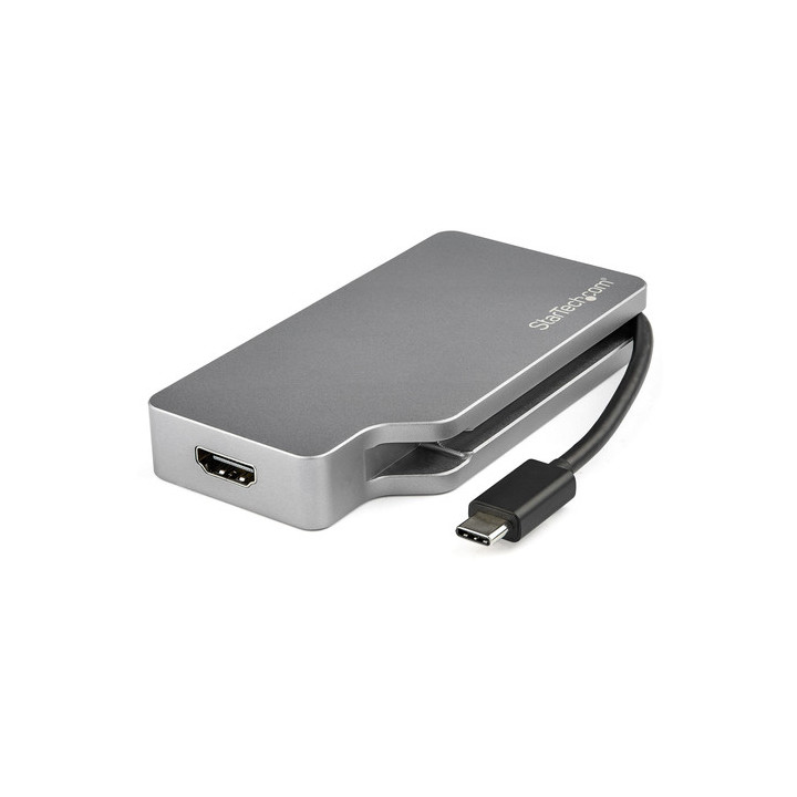 StarTech.com Adattatore USB C a HDMI, VGA, Mini DisplayPort o DVI - Adattatore multiporta USB tipo C per monitor HDMI 2.0 o mDP